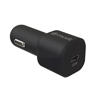 MUVIT  For Change Chargeur Voiture Pd Usbc 20W Noir - Neuf