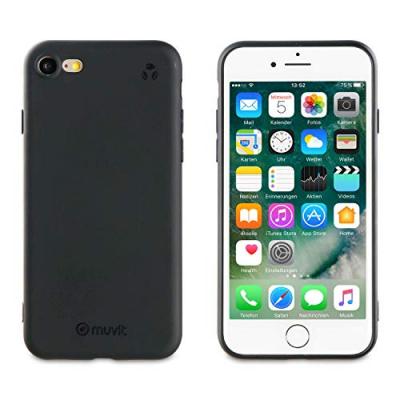 MUVIT  for change coque recycletek noire: apple iphone se/8/7/6s/6