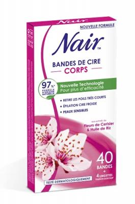 NAIR Bandes De Cire Corps  - La Boite De 40