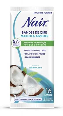  Bandes De Cire Maillot/aisselle Nair - Le Sachet De 16 Bandes