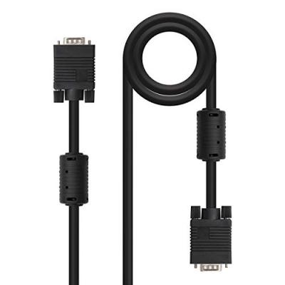 NANOCABLE  10.15.0110 c&acirc;ble VGA 10 m VGA (D-Sub) Noir - Neuf