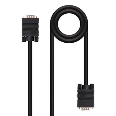 NANOCABLE  10.15.1302 c&acirc;ble VGA 1,8 m VGA (D-Sub) Noir - Neuf
