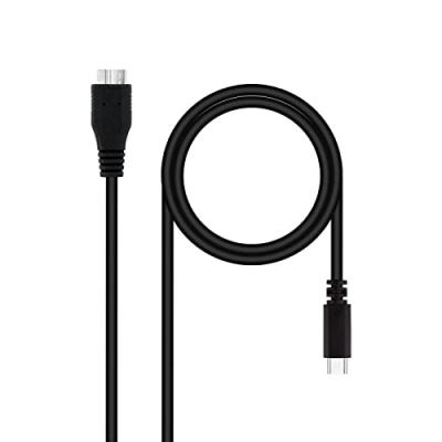 NANOCABLE  - Cable Usb 3.0 Usb-c To Microusb-b Black 1m 10.01.1201-bk
