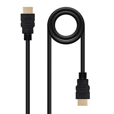 NANOCABLE Cable hdmi v2.0 4k@60hz 18gbps a/m-a/m noir 1m 10.15.3601