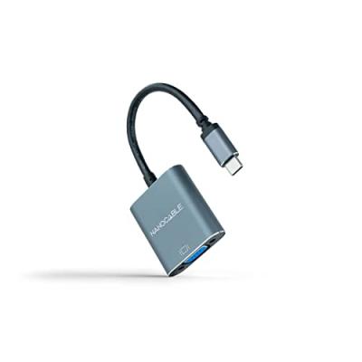 NANOCABLE  Usb-c To Vga Adapter Argent&eacute;