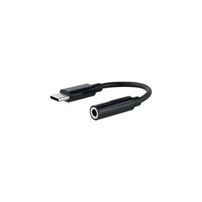NANOCABLE  10.24.1205 c&acirc;ble audio 0,11 m 3,5 mm USB Type-C Noir - Neuf