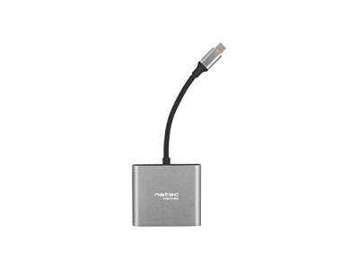 NATEC  Adaptateur MULTIPUERT USB-C vers USB 3.0 HDMI 4K