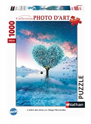 NATHAN Puzzle 1000 pi&egrave;ces  L&rsquo;Arbre des R&ecirc;ves par Diego Hernandez