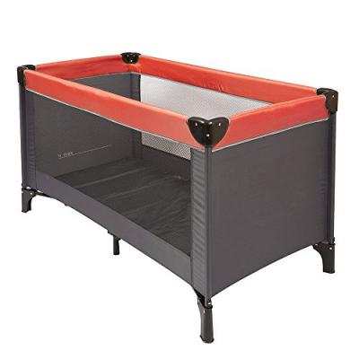 NATTOU Lit pliant de voyage  - gris/rouge