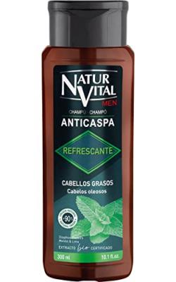NATURVITAL Natur Vital shampoing rafra&icirc;chissant antipelliculaire cheveux gras