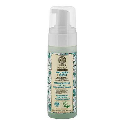 NATURA SIBERICA  mousse peeling pour cheveux gras fra&icirc;cheur et d&eacute;tox