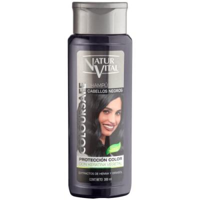 NATURVITAL Naturaleza Y Vida Colorsafe Shampoing Noir 300ml