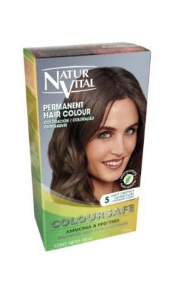 NATURVITAL Naturaleza Y Vida Coloursafe Permanent Color 5 Light Brown 150ml