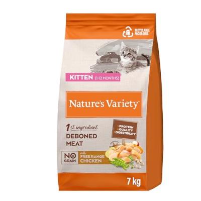 NATURE S VARIETY Nature's Variety Selected Kitten poulet &eacute;lev&eacute; en plein air - 7 kg