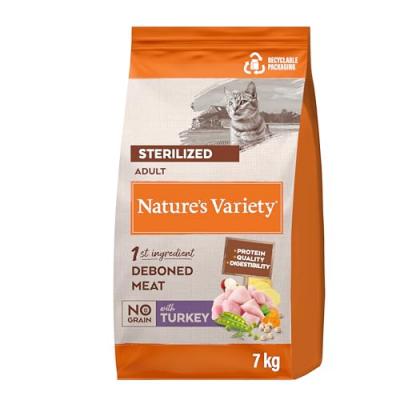NATURE S VARIETY Nature's Variety Original No Grain Sterilised dinde - lot % : 2 x 7 kg