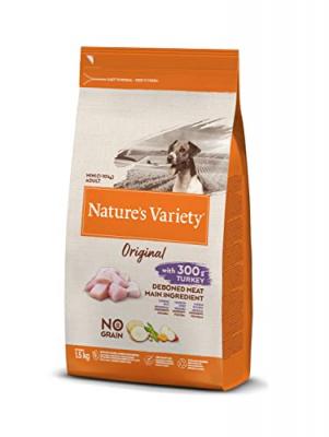 NATURE?S VARIETY Lot Nature's Variety - Original No Grain Mini Adult dinde (3 x 1,5 kg)