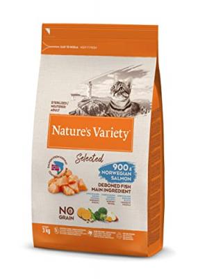 NATURE S VARIETY Nature's Variety Salm&oacute;n Sans Grain St&eacute;rilis&eacute; S&eacute;lectionn&eacute; 3 Kg