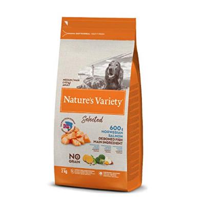 NATURE?S VARIETY Nature's Variety Selected Medium Adult saumon de Norv&egrave;ge - 2 kg