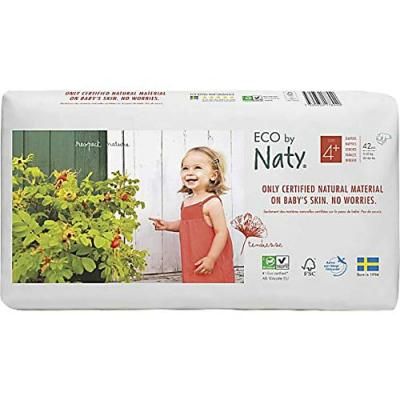 NATY  - Couches &eacute;cologiques taille 4+ Maxi+ 9-20 kg 42 langes - 