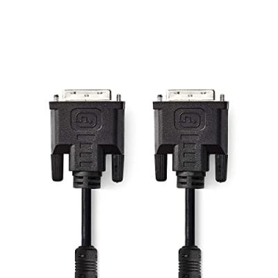 NEDIS  C&acirc;ble DVI DVI-I m&acirc;le 24 + 5 Broches - DVI-I m&acirc;le de
