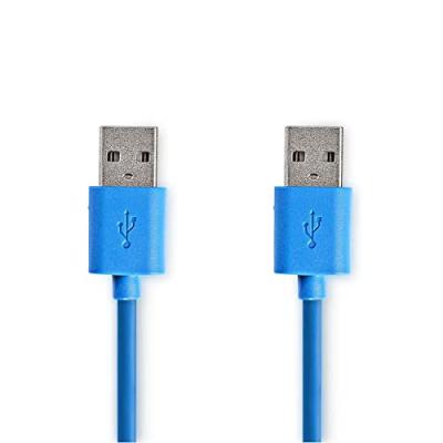 NEDIS C&acirc;ble usb 3.0 a m&acirc;le - a m&acirc;le 2,0 m bleu CCGP61000BU20
