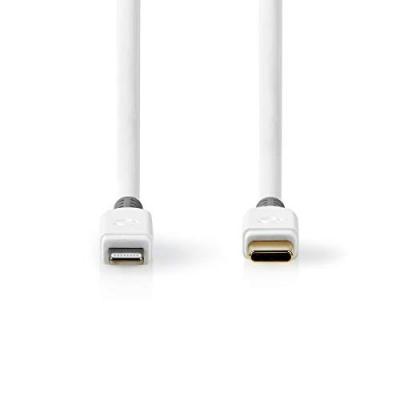 NEDIS  C&acirc;ble Lightning vers USB-C 2,0 m - Blanc