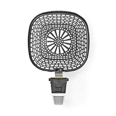 NEDIS Air Fryer Rev&ecirc;tement antiadh&eacute;sif lave-vaisselle M&eacute;tal Gris