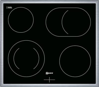 NEFF  Mr 1342 N &ndash; Plaque (int&eacute;gr&eacute;, induction, Verre et C&eacute;ramique, 220 &ndash; 240 V, 50/60 Hz, 7800 W) Noir