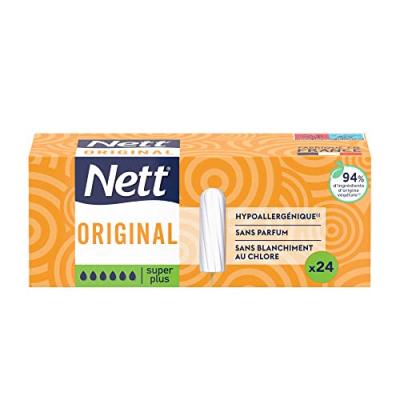 NETT Tampons Hyg&eacute;nique Original Super Plus X24  - La Bo&icirc;te De 24 Tampons