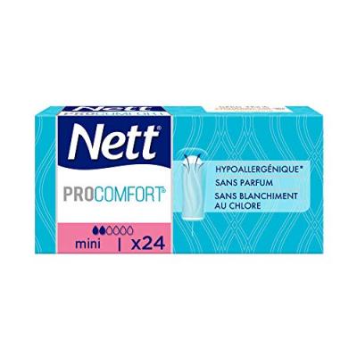 NETT Tampons Hyg&eacute;nique Mini Pro'comfort X24  - La Bo&icirc;te De 24 Tampons