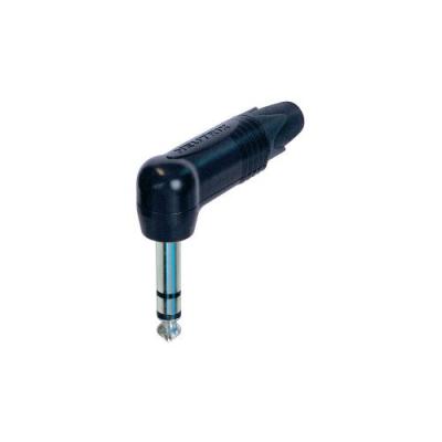 NEUTRIK  NP3RX-BAG - Connecteur jack coud&eacute; 6,3 mm &agrave; 3 p&ocirc;les, st&eacute;r&eacute;o, m&acirc;le, noir - Connecteurs Jack