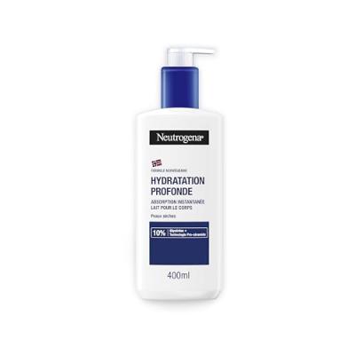 NEUTROGENA  Hydratation Profonde Lait Corps Peaux S&egrave;ches 400 Ml
