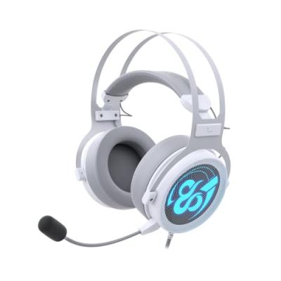 NEWSKILL  Kimera V2 Ivory 7.1 Casque Gaming compatible PC et PS4 Blanc