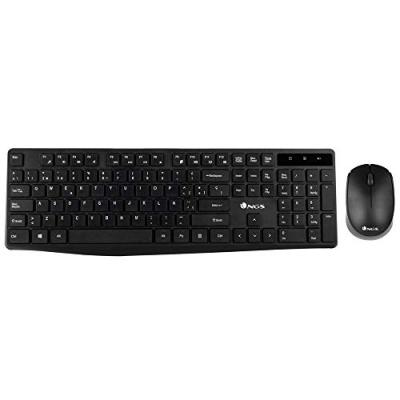 NGS Pack Clavier - Souris Sans Fil  Compatible Allure (noir)