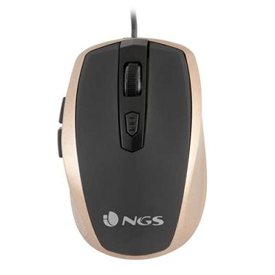 NGS Souris optique  tick gold tickgold usb dor&eacute;