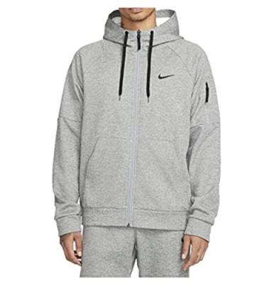 NIKE Haut de fitness &agrave; zip Therma-FIT  Therma pour homme - Gris
