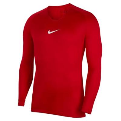 NIKE  - Park First Layer Top - Pull &Agrave; Manches Longues Homme, Rouge (Universit&eacute; Rouge / Blanc), S