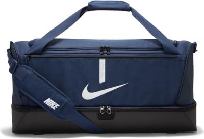 NIKE Sac de Sport Rigide Soccer, Taille Grande, Midnight Navy/Noir/Blanc
