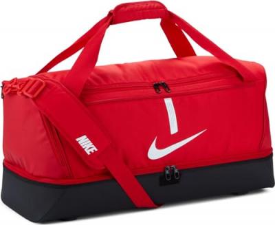 NIKE Sac de Sport Rigide Soccer, Taille Grande, Rouge Universit&eacute;/Noir/Blanc
