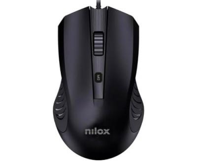 NILOX  Souris USB avec c&acirc;ble, Noir Marque