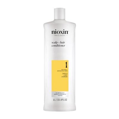 NIOXIN System 1 - Apr&egrave;s-shampoing - Cheveux naturels l&eacute;g&egrave;rement fragilis&eacute;s 1000 ml 