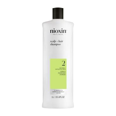 NIOXIN System 2 - Shampooing - Cheveux Naturels avec Affaiblissement Avanc&eacute; 1000 ml 