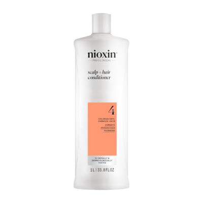 NIOXIN System 4 - Apr&egrave;s-shampooing - Cheveux teints et ab&icirc;m&eacute;s avec affaiblissement avanc&eacute; 1000 ml 