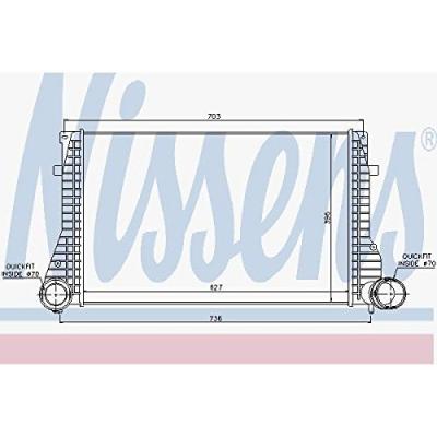 NISSENS  Intercooler (&eacute;changeur d'air) 96633 VOLKSWAGEN GOLF