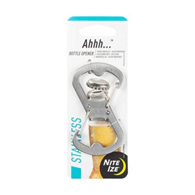 NITE IZE Double mousqueton s-binner avec ouvre-bouteille  NI-SBO-03-11