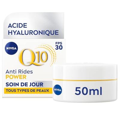 NIVEA  Q10 Anti-Rides Power Soin de Jour Extra Fermet&eacute; SPF30 50 ml - Pot 50 ml