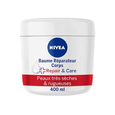 NIVEA  baume r&eacute;parateur corps repare care peaux tr&egrave;s s&egrave;ches & rugueuses 400ml