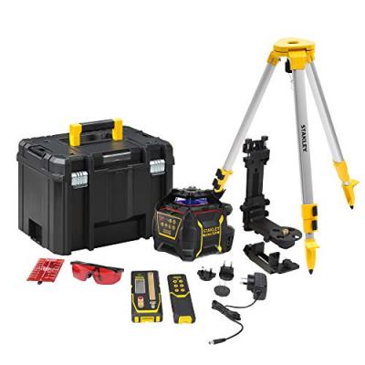 STANLEY Niveau laser rotatif  rl600l rouge batterie 10 ah chargeur