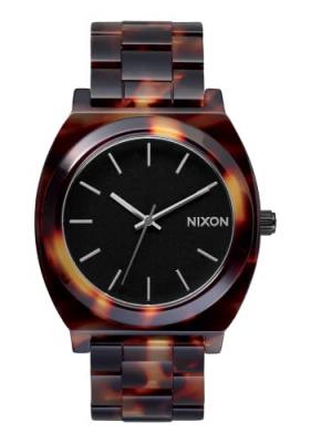 NIXON Montre Femme The Time Teller Acetate A327-646 Bracelet &eacute;cailles de tortue