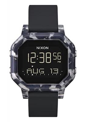 NIXON  Femme Digital Automatique Montre avec Bracelet en Silicone A1210-2882-00